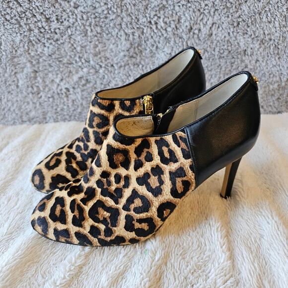 Michael Kors Women Sammy Cheetah Print Ankle Boot Calf Hair Size‎ 8M Multi - Picture 1 of 9